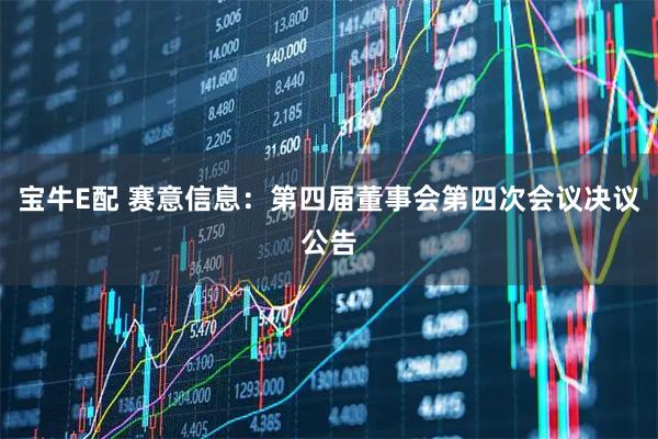 宝牛E配 赛意信息：第四届董事会第四次会议决议公告